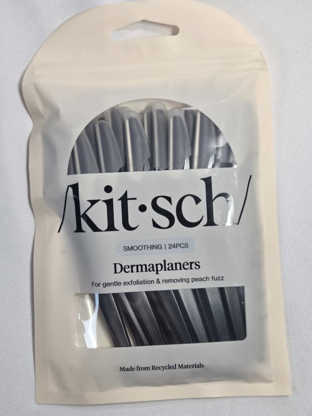 NWT Kitsch Smoothing Dermaplaners 24-Pack Black Facial Razors Exfoliator NIB